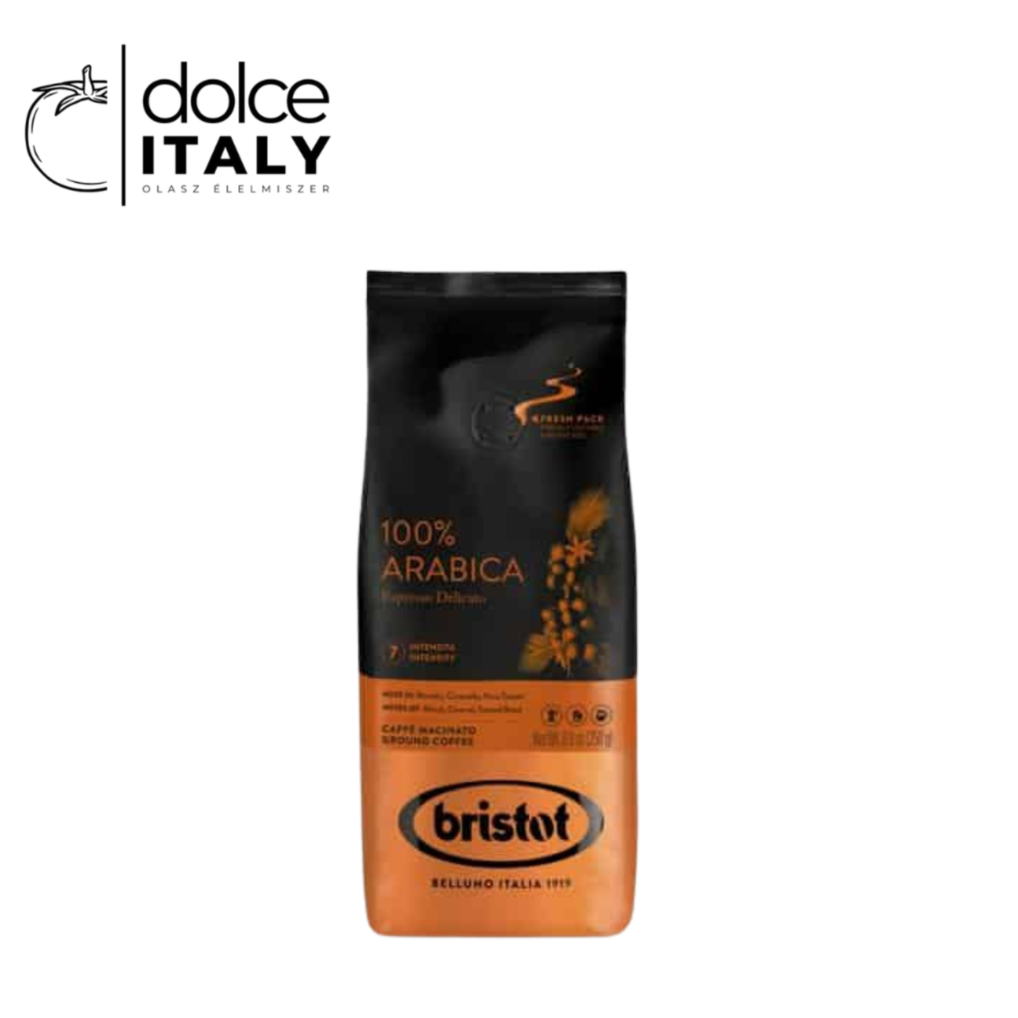 Bristot_100%Arabica_oroltkave_250g