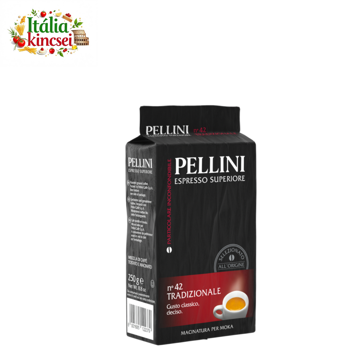 Pellini Traditzionale 250g őrölt kávé