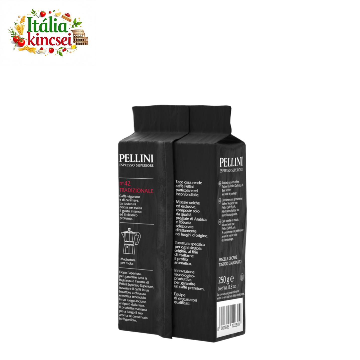 Pellini Traditzionale 250g őrölt kávé