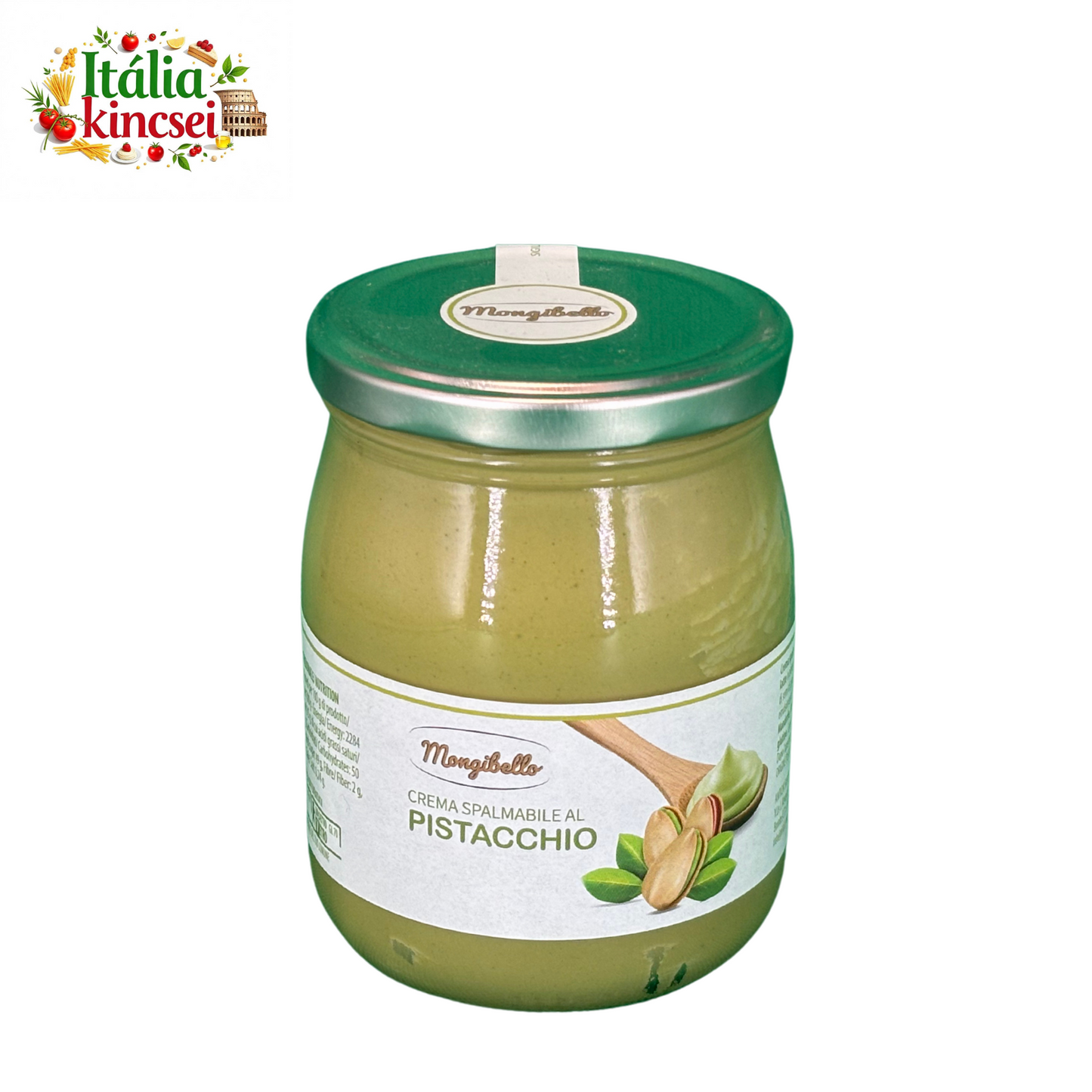 Mongibello Pisztáciakrém 20% 600g