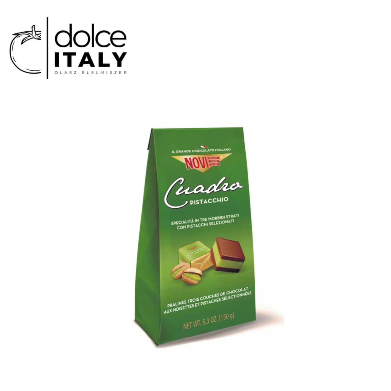 Novi Cuadro pisztáciás bonbon 150g