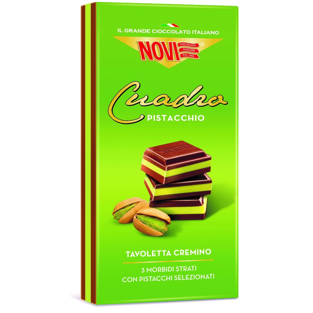 Novi Cuadro pisztáciás csokoládé 150g