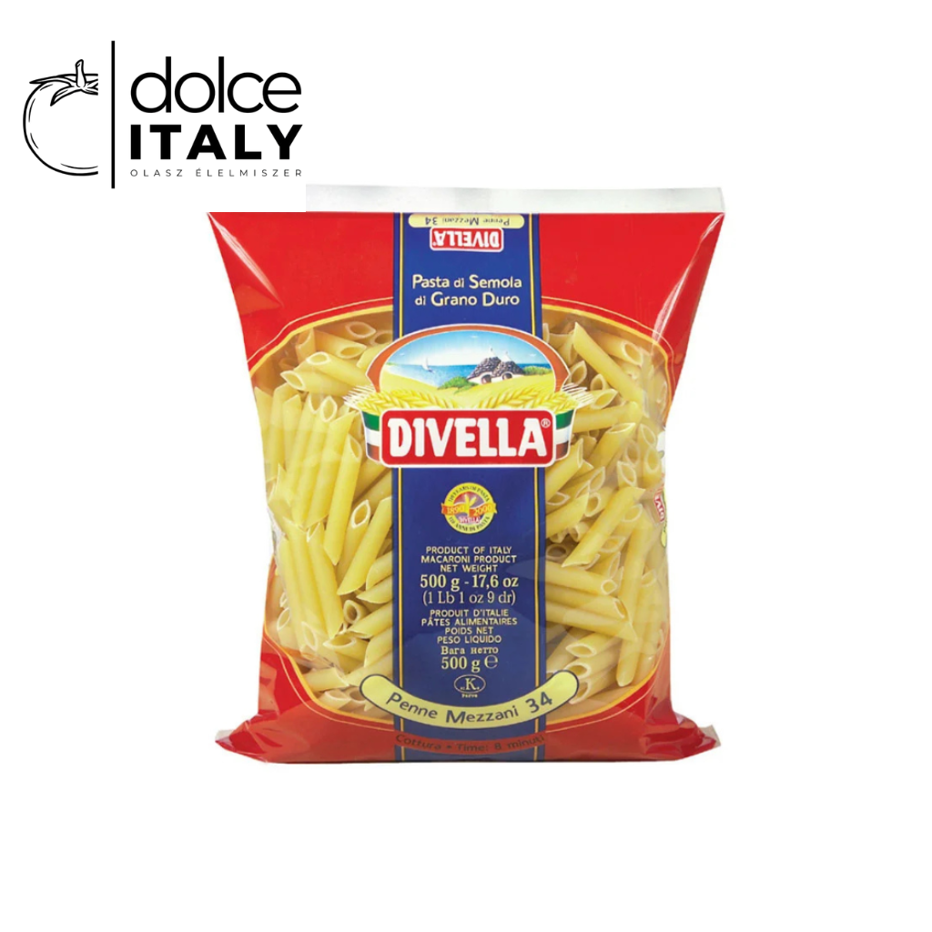 Divella Penne Mezzani Tészta